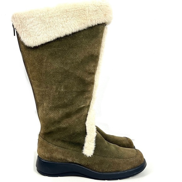 Aerosoles Squished Suede Leather Boots - Size 8 - Picture 5 of 14